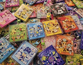 Pokemon Cartridge Keychains