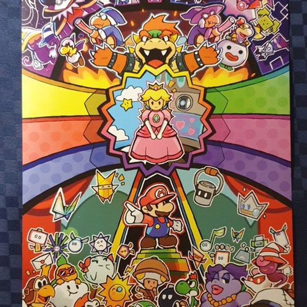 A4 Paper Mario print