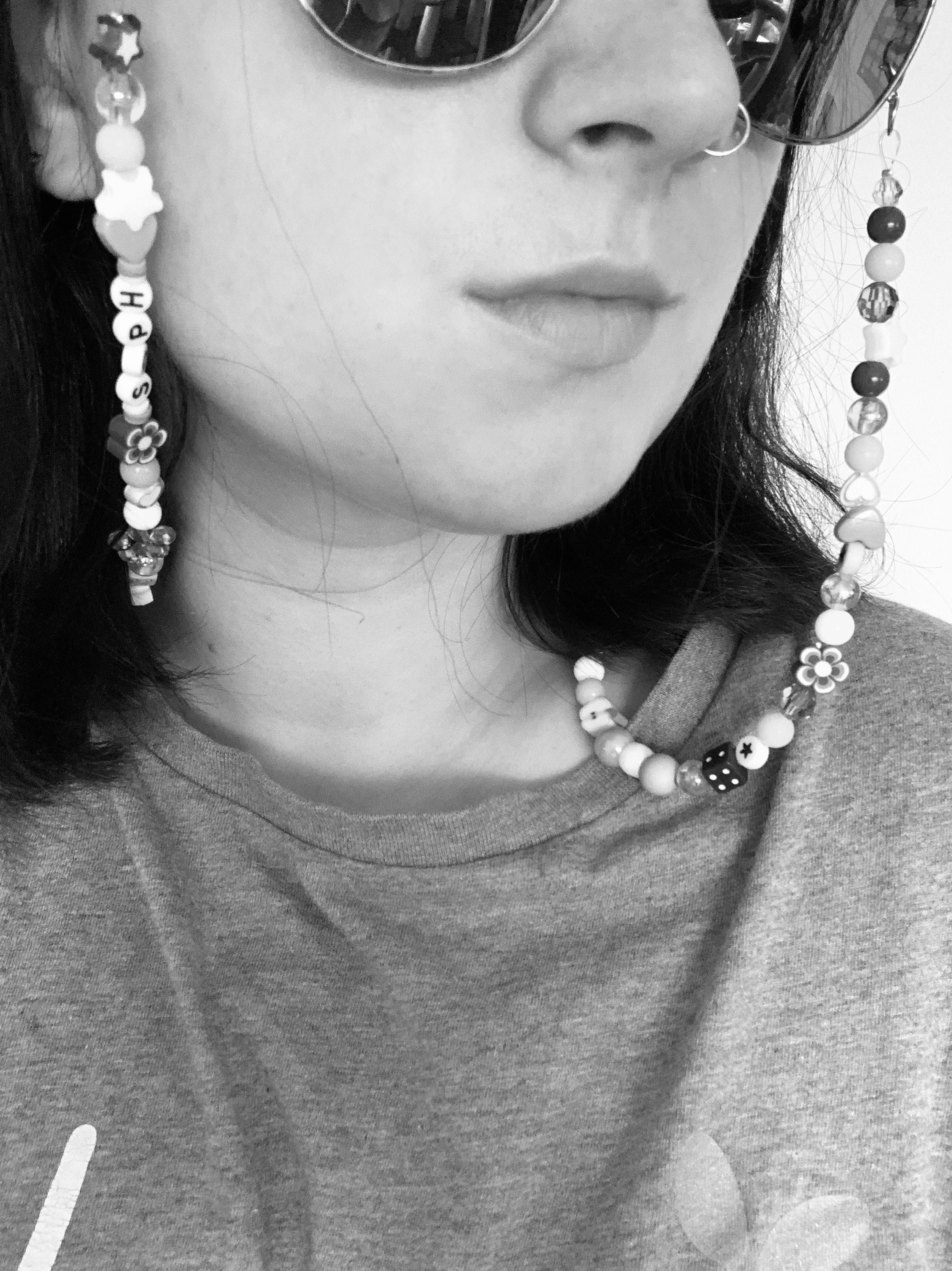 PERSONALISED Sunglasses Chain Glasses chain Custom Y2K Etsy