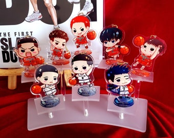 Soporte para llavero acrílico con impresión de doble cara del anime SD SLAMDUNK
