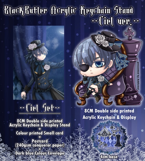 Kuroshitsuji Black Butler Anime Double Side Printed Acrylic - Etsy Kuroshitsuji Black Butler Anime Double Side Printed Acrylic - Etsy