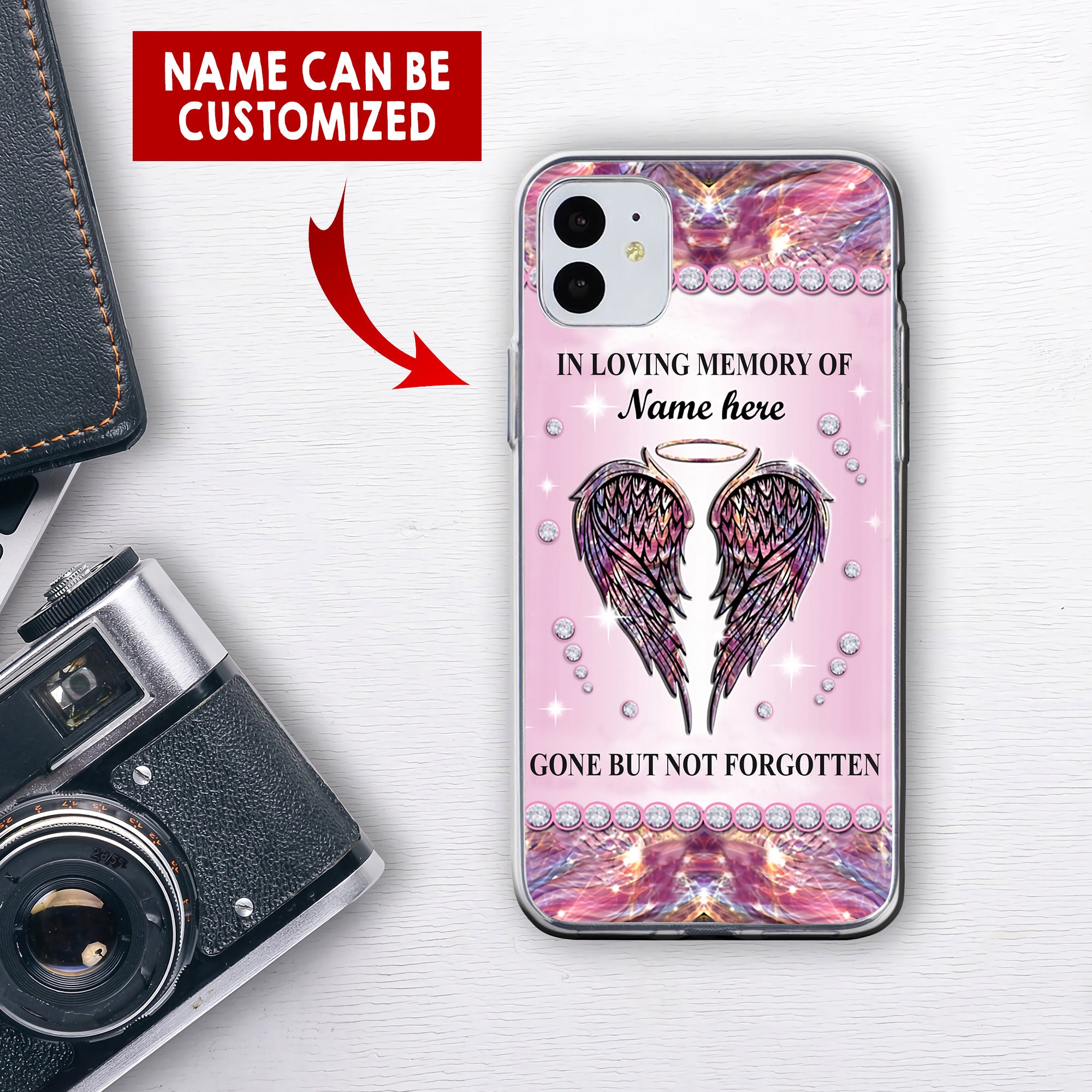 Custom Heaven In loving memory Phone Case Gone But Not Etsy