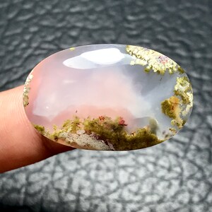 Scenic Moss Agate Cabochon 37,5x23x6 mm, Scenery lapidary, Gifts For Her, Gifts For Him, Birthday Gifts, Handmade Jewelry, Cabochon