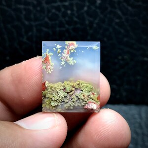 Moss Agate Cabochon 18x22x5 mm, Birthday Gifts, Java Moss Agate, Gifts For Her, Beautiful Gifts, Perfect Gifts
