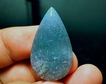 Exquisite Grape Agate Cabochon from Indonesia 36x21x5 mm – Unique Gemstone for Jewelry Making