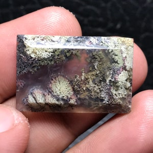 Scenic Moss Agate Cabochon, Gifts For Her, Birthday Gifts, Anniversary Gifts, Jewelry For Necklace, Wedding Gifts, Crystals Collector