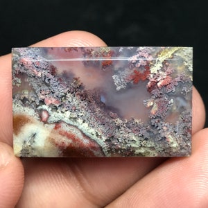 Scenic Moss Agate Cabochon, Gifts For Her, Birthday Gifts, Anniversary Gifts, Jewelry For Necklace, Wedding Gifts, Crystals Collector