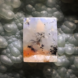 Dendritic Agate Cabochon 21x28x5 mm