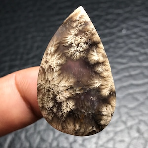 Natural Purple Plume Agate Teardrop Shaped Cabochon, Gifts For Her, Gifts For Him, Personalized Gifts, Birthday Gifts, Halloween Gifts,