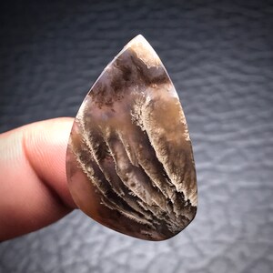 Plume Agate Teardrop Shaped Cabochon 23x35x5 mm,  Gifts For Her, Gifts For Him, Personalized Gifts, Handmade Gifts