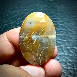 Petrified Palm Wood Cabochon 35x24x6 mm, Cabochonsforyou, Personalized Gift, Gifts For Her, Birthday Gift, Handmade Jewelry, Easter Pendant