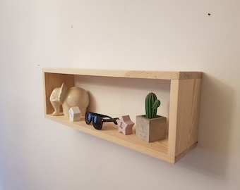 BOX Shelf EU/ Taille personnalisée/ Couleurs/ étagère / Étagères/ Étagère moderne/ Rustique minimal industriel