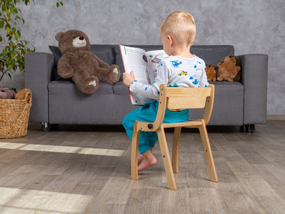 Réalisation d'une chaise escabeau en bois 