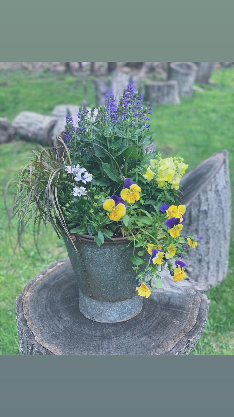 Custom Outdoor Planters Etsy