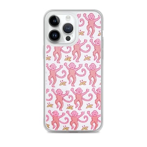 Pink Roller Rabbit Print Phone Case