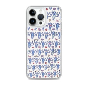 Blue Roller Rabbit Print Phone Case