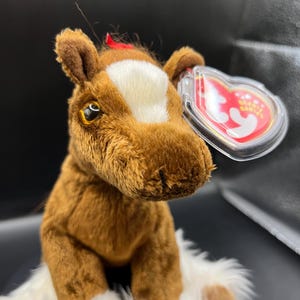 Authentic TY Beanie Baby - Hoofer the Horse, Farm Animals, Equine, Barn Animal, Horses, Pony, Horse Farm, Dream Horse