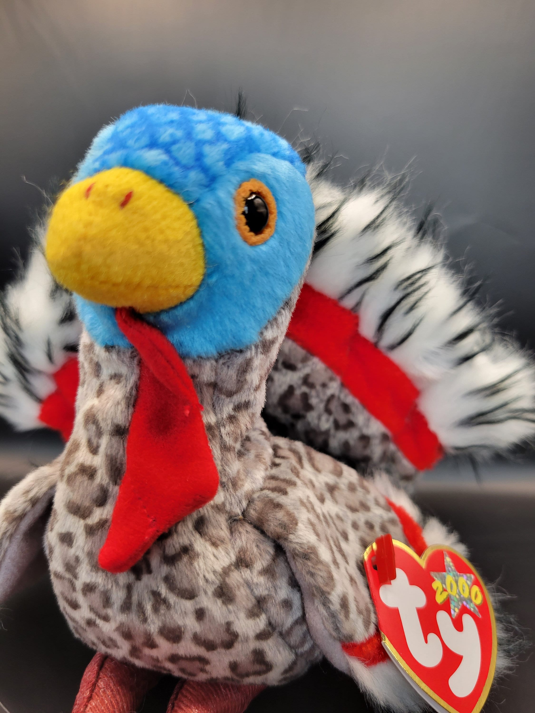Authentic TY Beanie Baby Lurkey the Turkey Thanksgiving Holiday