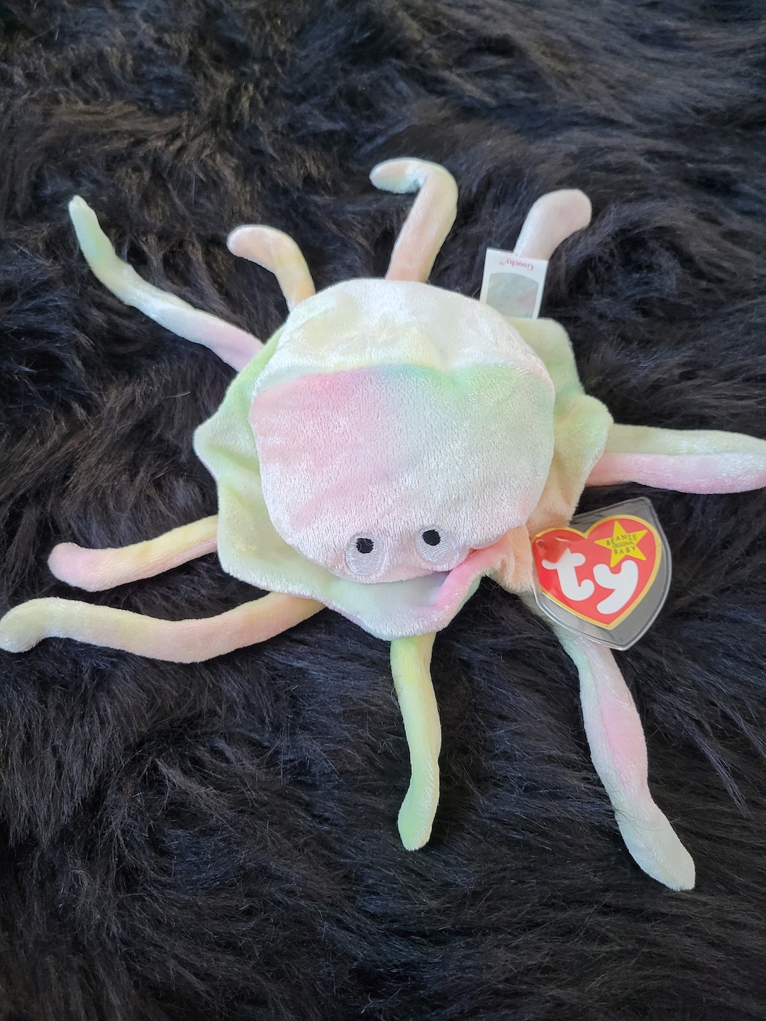 Authentic TY Beanie Baby Goochy the Jelly Fishpastels - Etsy