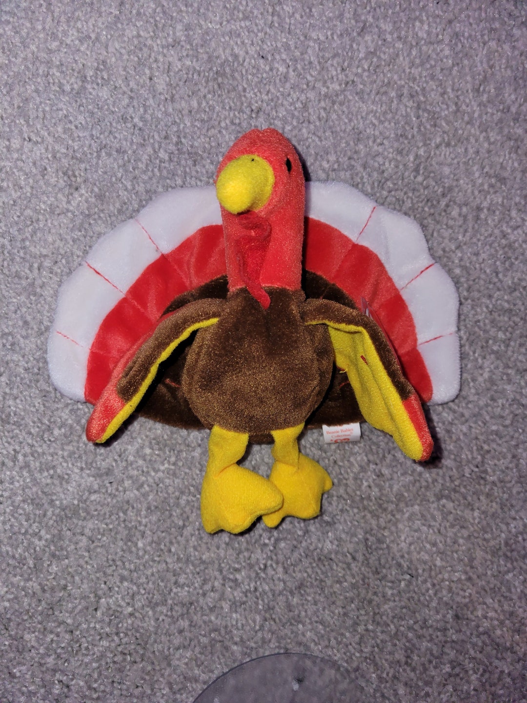 Authentic TY Beanie Baby Gobbles the Turkey, Thanksgiving, Holiday