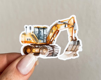 Children's stickers for baby shower photo album, excavator stickers, children's sticker set