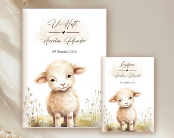 U-booklet & vaccination certificate, passport, mother passport cover sheep, cover baby sheep