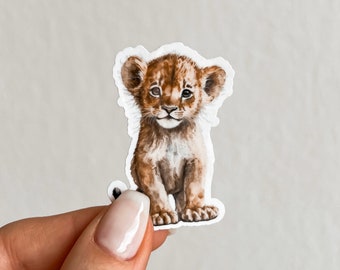 Children's stickers for baby shower photo album, jungle stickers, lion children's sticker set