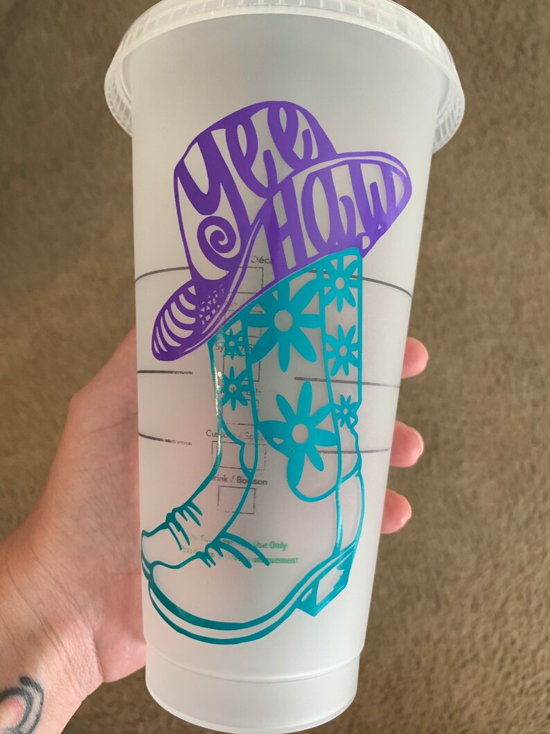 Cowboy Boots with hat SVG and PNG files included