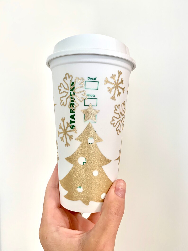 Download Christmas Full Wrap Starbucks Grande Hot Cup SVG/Png file | Etsy