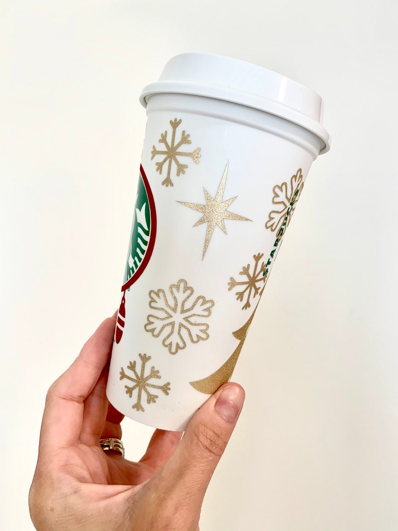 Download Christmas Full Wrap Starbucks Grande Hot Cup SVG/Png file | Etsy