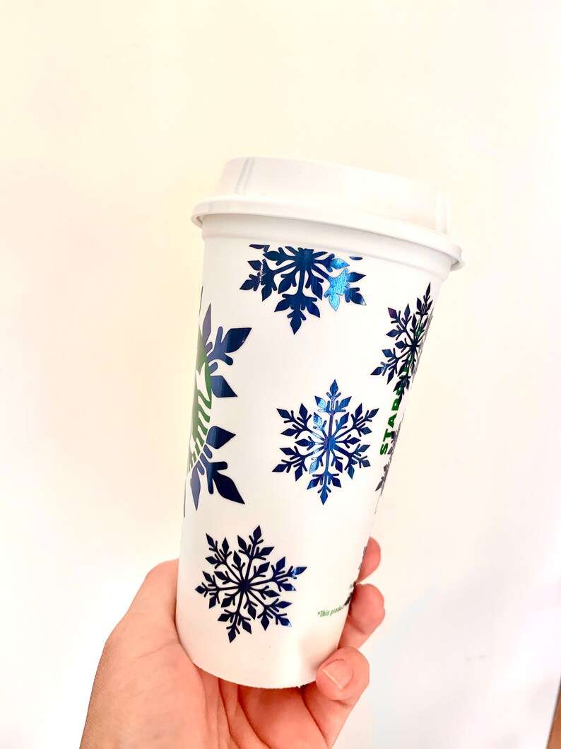 Download Snowflake Full Wrap Starbucks Grande Hot Cup SVG/Png file ...