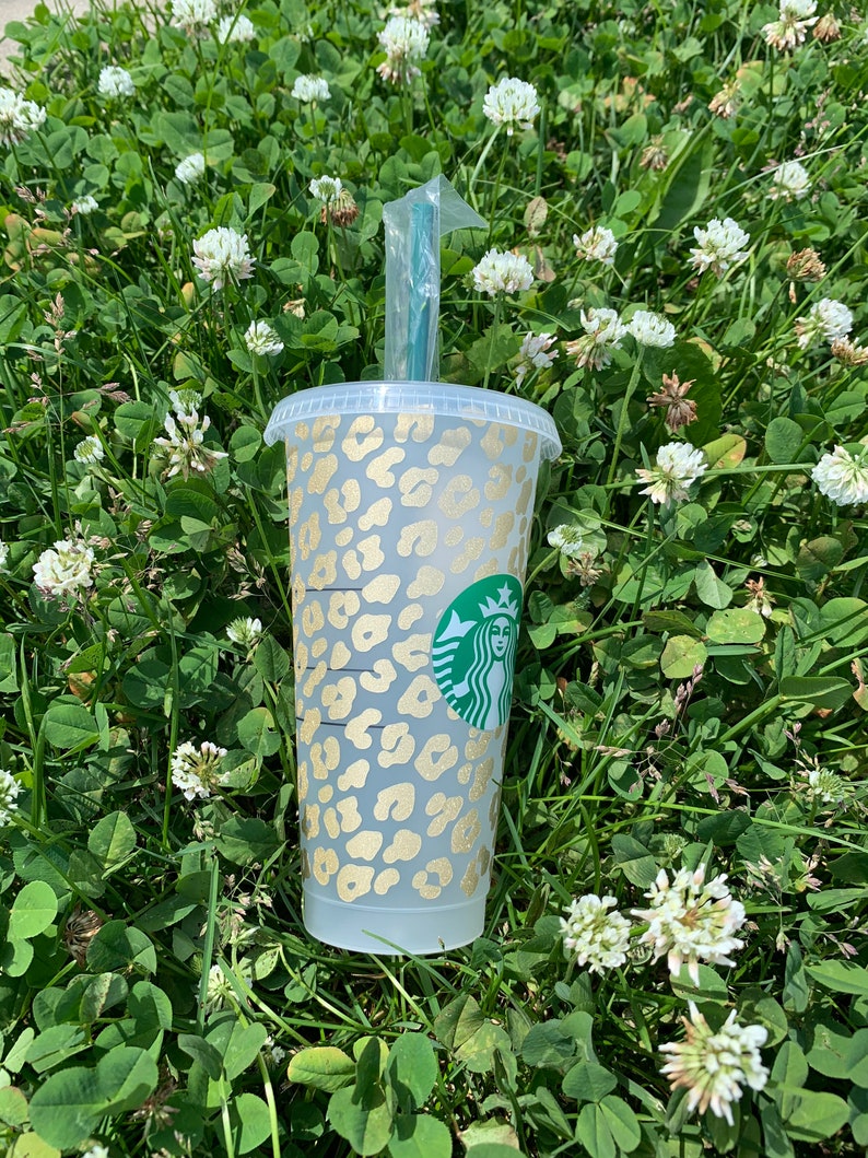 Download Leopard Full Wrap Starbucks Venti Coffee SVG & Png file DIY | Etsy