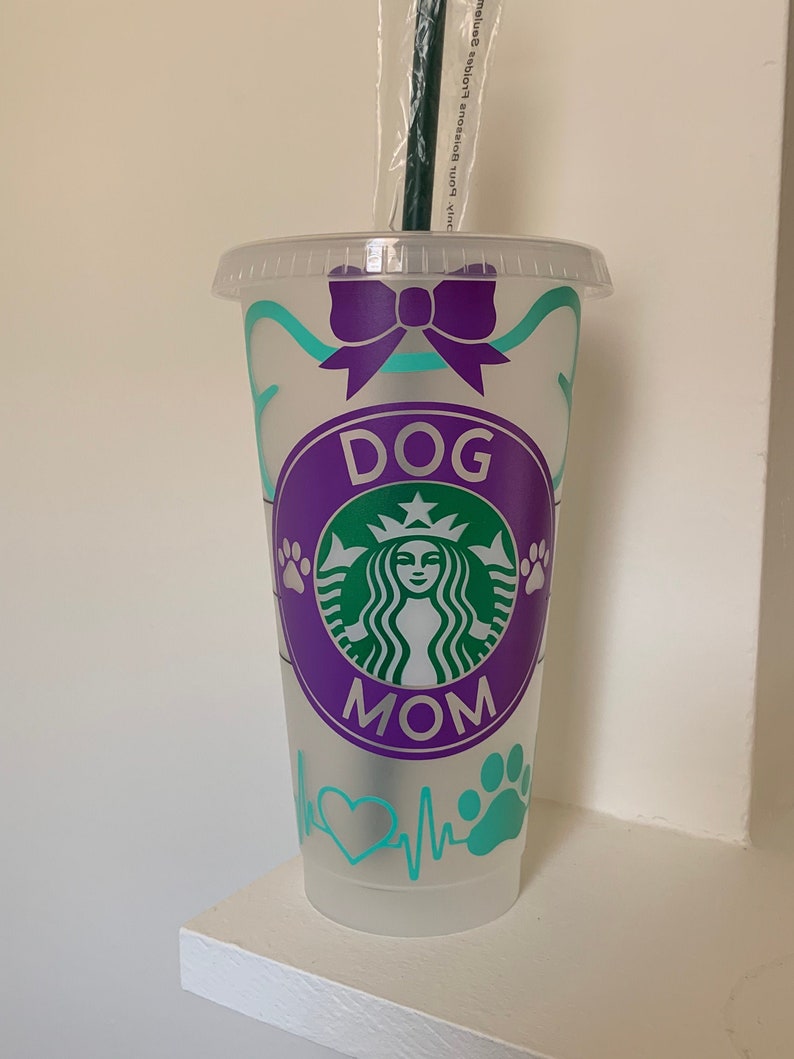 Download Dog Mom Starbucks logo Design VENTI cup SVG file | Etsy