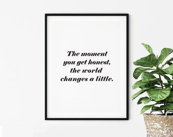 Typo print, Typo poster, Typography Poster, Printable Art, Office Decor, Life Quote Art, Motivational Poster, Quote Poster, Home Decor