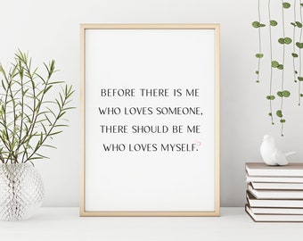 Love Quote Art, Typo print, Typo poster, Design Typography Poster, Printable Art, Self love quote, Motivational Poster, Home Decor