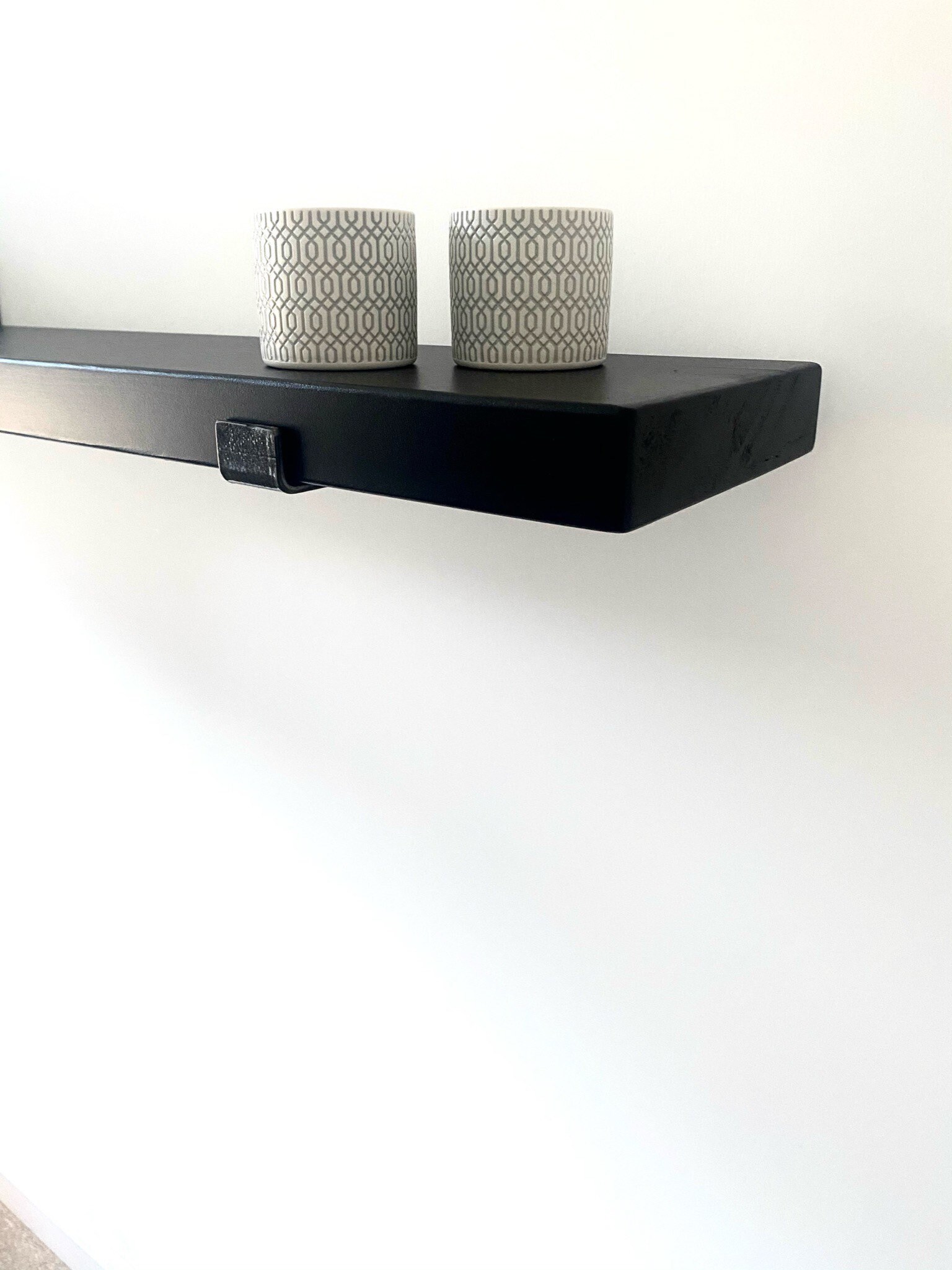 Grey Rustic Shelf l Grey Shelving l Handmade Sizes 40cm Etsy