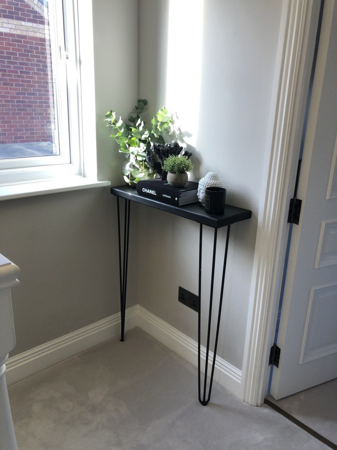 Rustic Radiator Shelf Console Table Hallway Table Etsy