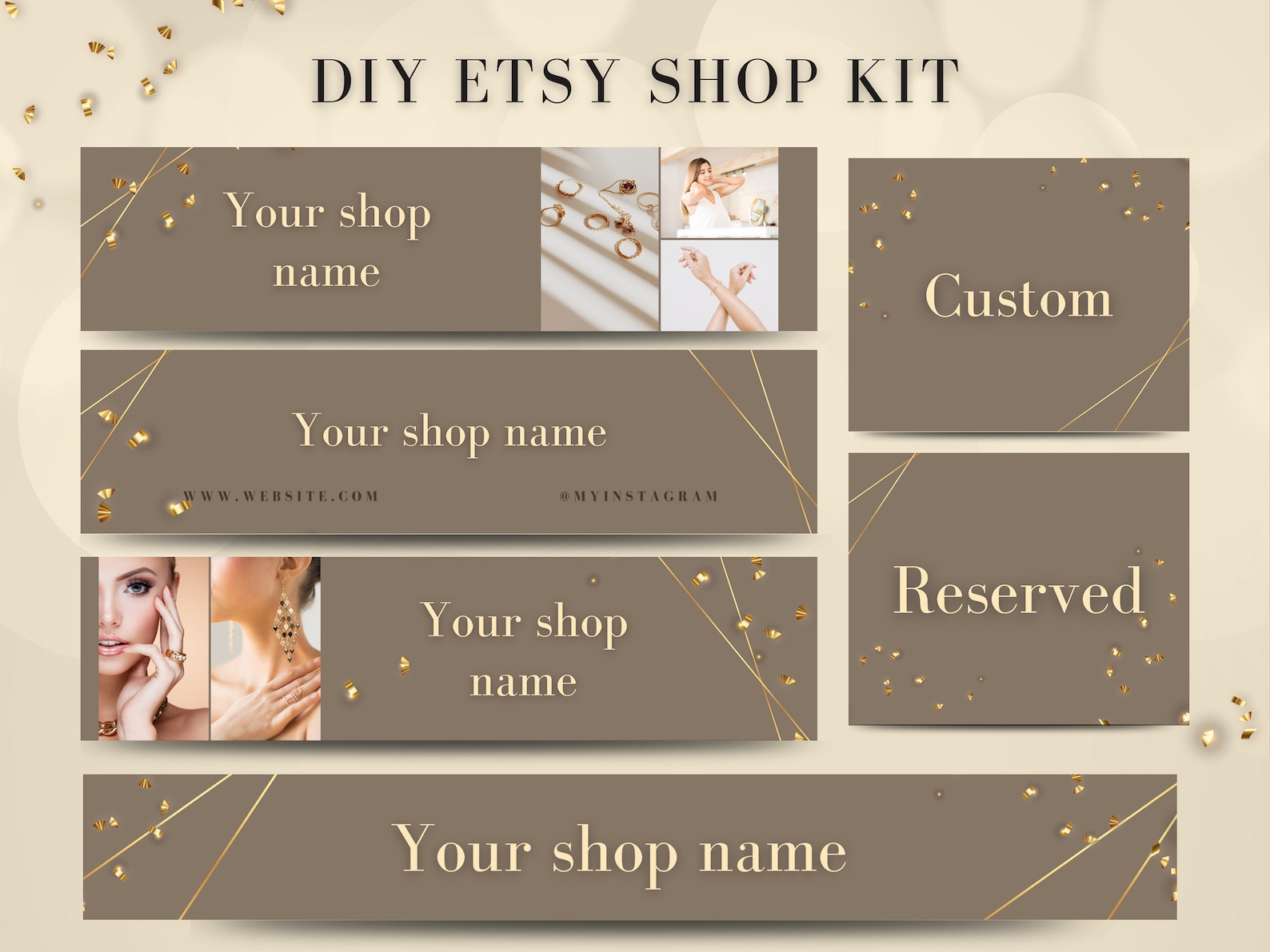 Etsy Banner Template