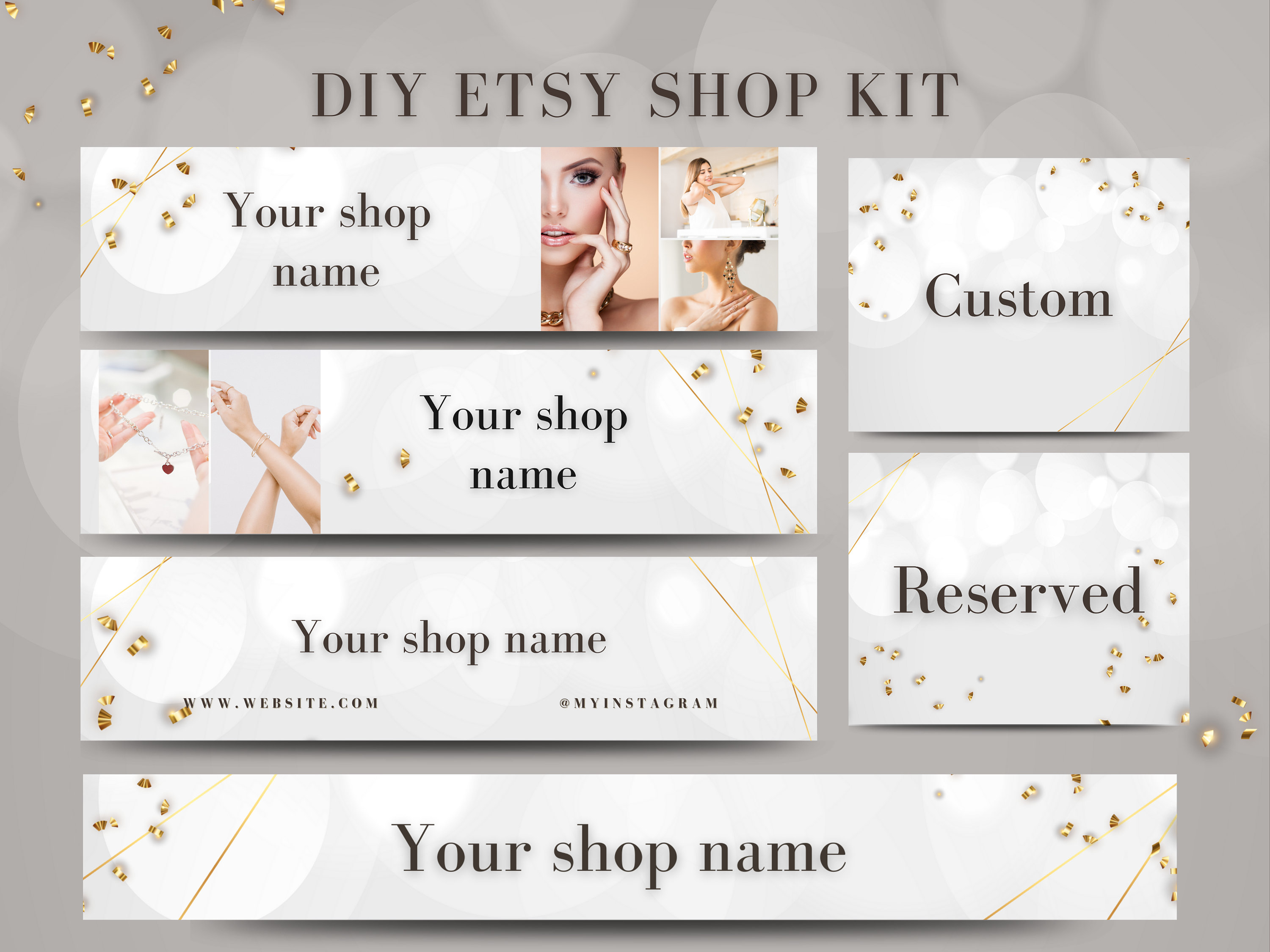 Etsy Banner Template