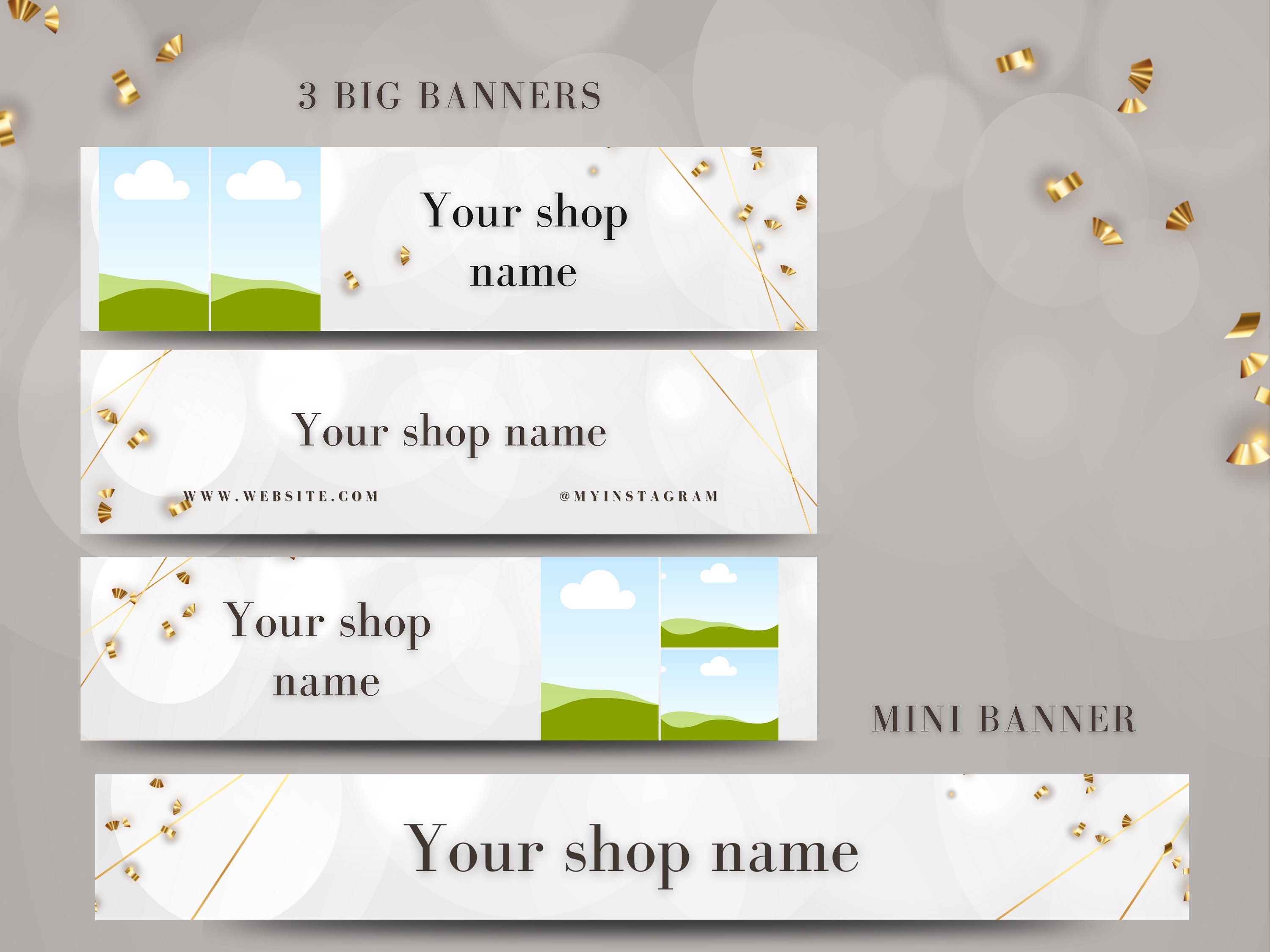 Etsy Banner Template