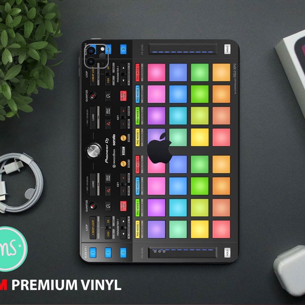 PIONEER DJ controller premium 3M skin for all iPad, Amazon Kindle and Samasung Galaxy Tabs models