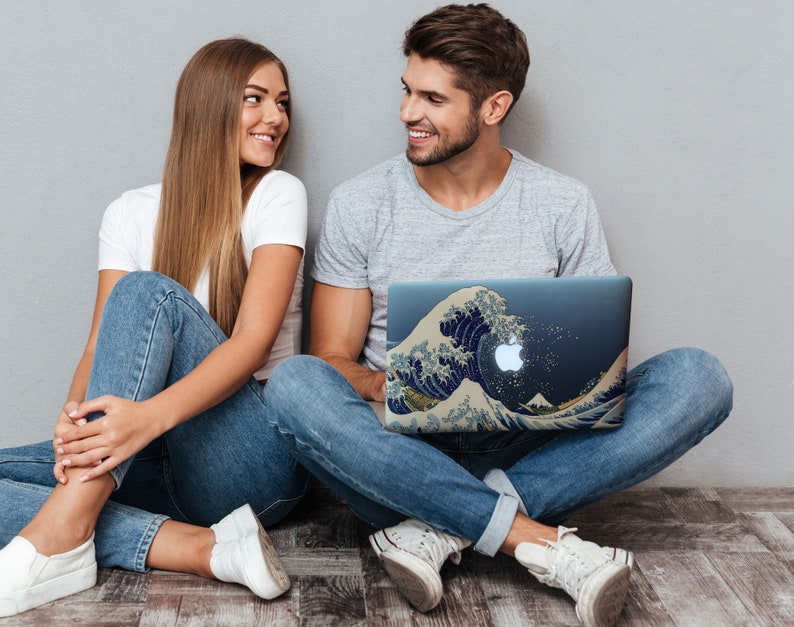 The Great Wave off Kanagawa von Katsushika Hokusai , Skin für MacBook Premium 3M Vinyl Aufkleber für alle MacBook Modelle und andere Laptops Bild 6