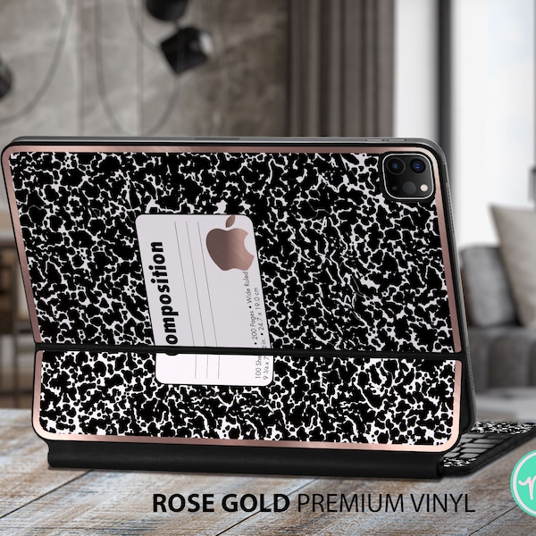 Gorgeous premium vinyl skin with awesome METALLIC EFFECT for the Apple Keyboards for iPad Pro and iPad Air