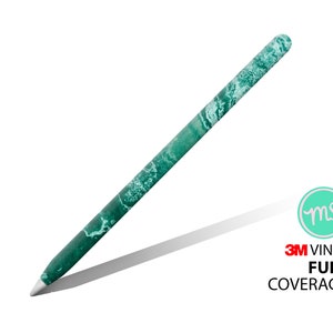 Green marble stone texture  for the Apple Pencil 1-st and 2-nd generations