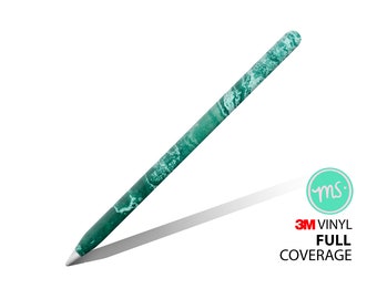 Green marble stone texture  for the Apple Pencil 1-st and 2-nd generations