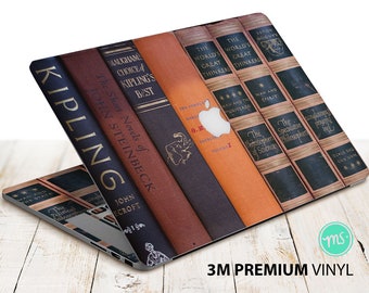 Kreativer Druck, Bücher, Abziehbild für Macbook-Library Laptop Skin Cooler Druck hp skin Bücher Surface Abziehbild Kreativ A1465 Skin Wälzer A1932 Aufkleber