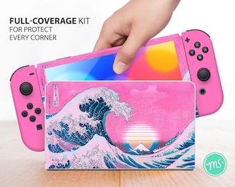 レトロカセットテープ風スキン（Nintendo Switch本体、OLED、2、Lite