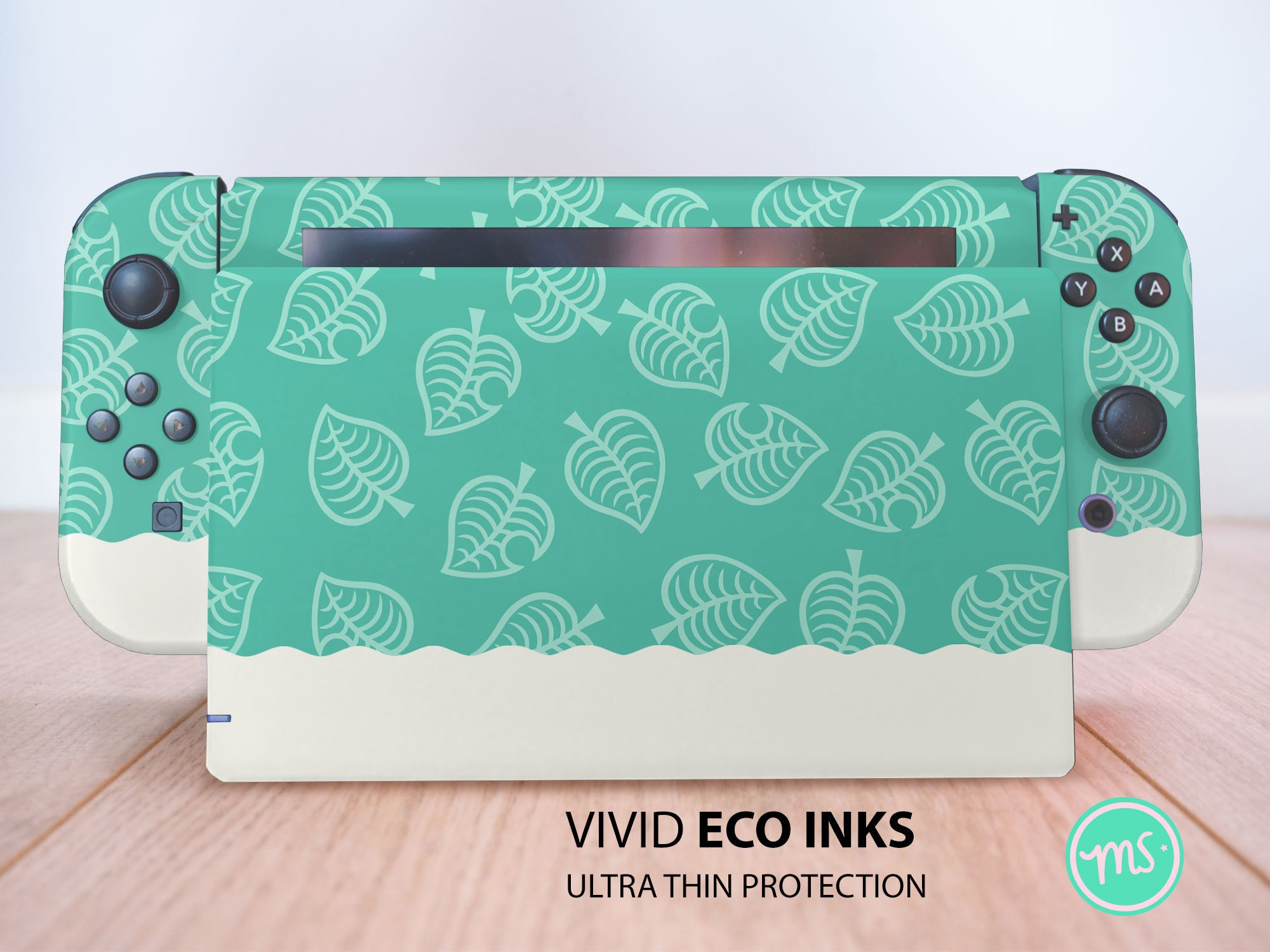 Cute Animal Crossing Leafs Decal for Nintendo Lite Animal Etsy