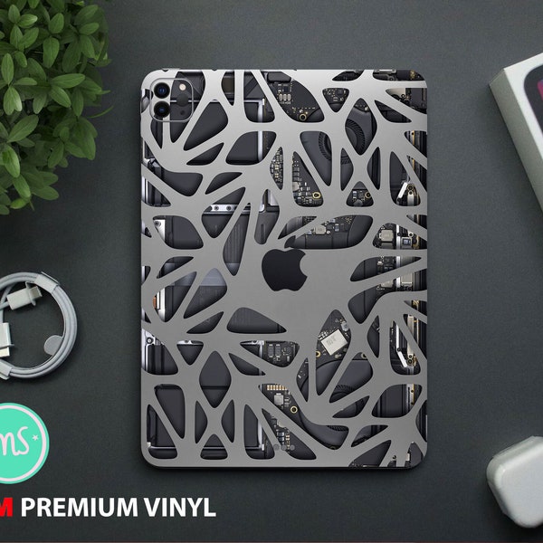 Abstract metallic texture iPad skin premium 3M skin for all iPad, Amazon Kindle and Samasung Galaxy Tabs models