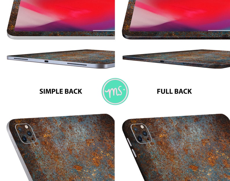 Metal rust texture iPad skin premium 3M skin for all iPad, Amazon Kindle and Samasung Galaxy Tabs models image 5